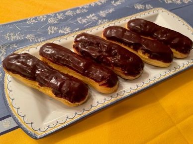 Chocolate Glazed Eclairs